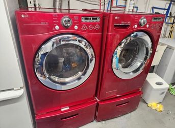 LG Washer & GAS Dryer 200 EACH