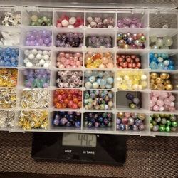 OVER 20lbs of BEADS, CHARMS, ETC