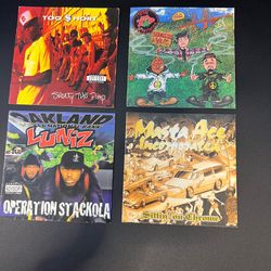 90s Rap CD Inserts Lot Too Short Luniz Masta Ace Total Devastation No CDs