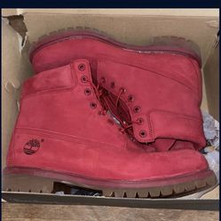 Red Timberlands 