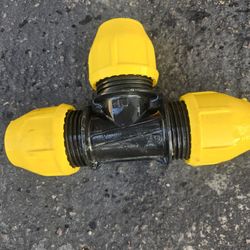 Flex Underground GAS Pipe TEE