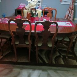 Dining Table With Six Chair