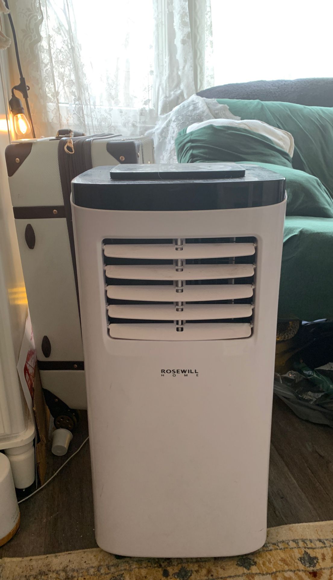 Small Air Conditioner. Owned for 6 months. Paid $250. Comes with exhaust tube for window. Asking 50$.