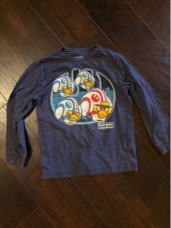 Angry Birds long sleeved tee size 8