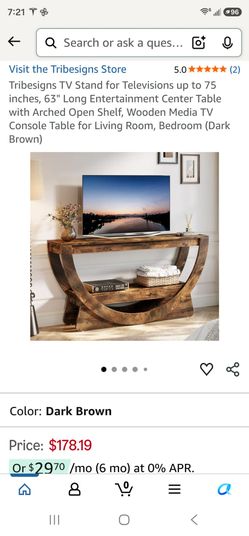 TV Stand for Televisions up to 75 in