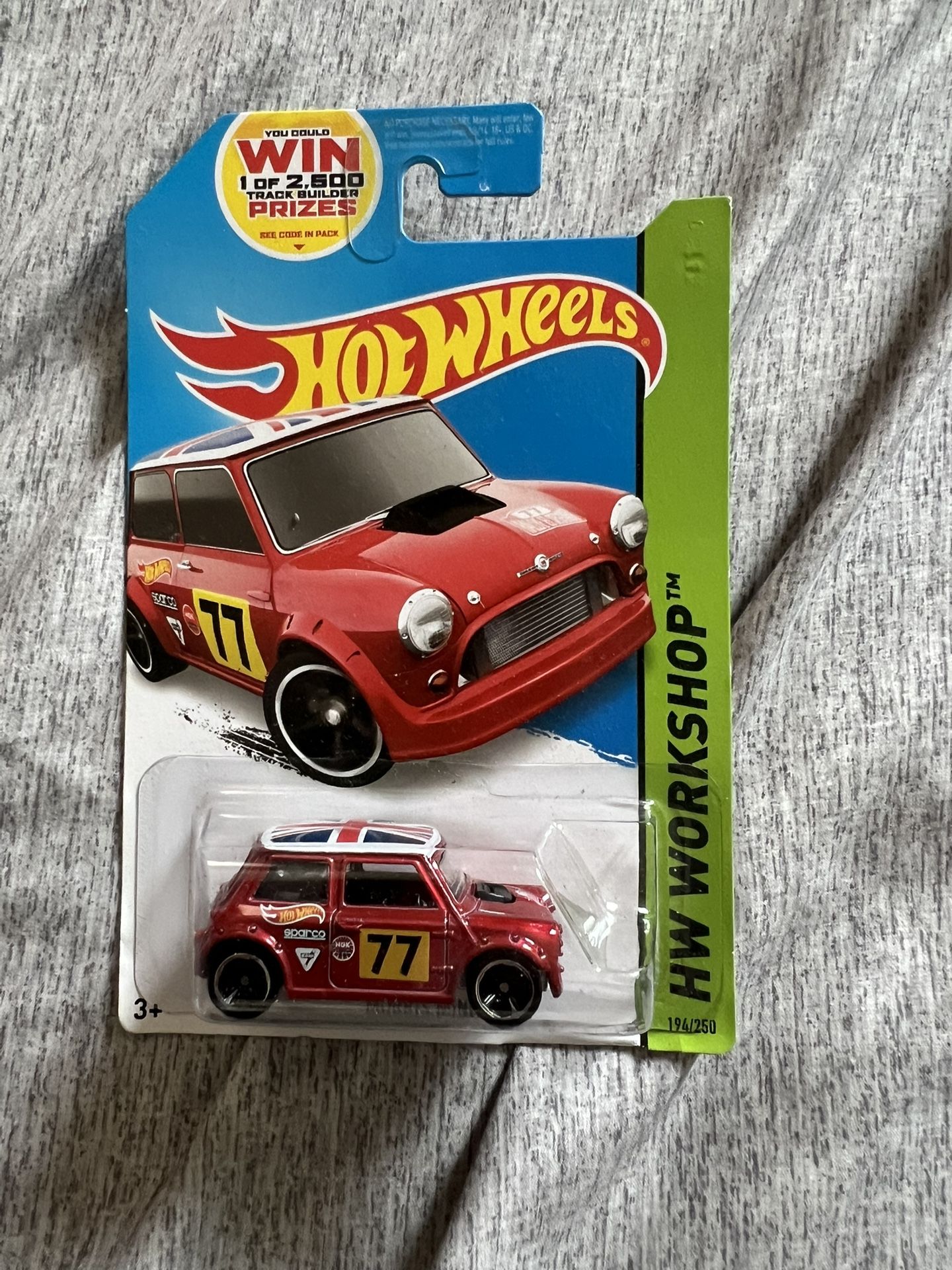 2014 Hot Wheels Morris mini HW Workshop Red