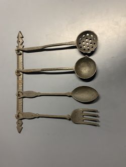 Antique Utensil Wall Hanging