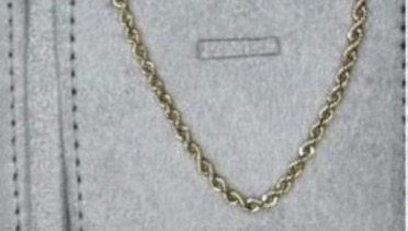 Diamond cut rope chain