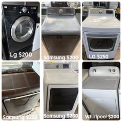 15 electric dryer and 6 gas dryer available / different brands,  styles and prices