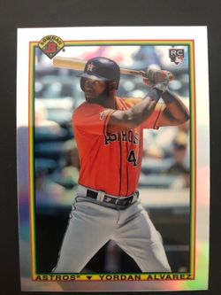 🔥 YORDAN ALVAREZ 2020 Bowman Chrome 30th Anniversary 1990 RC Retro #90B-YA Astros 🔥