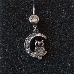 Owl Belly Ring 