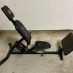 Bun and thigh resistance toner Machine