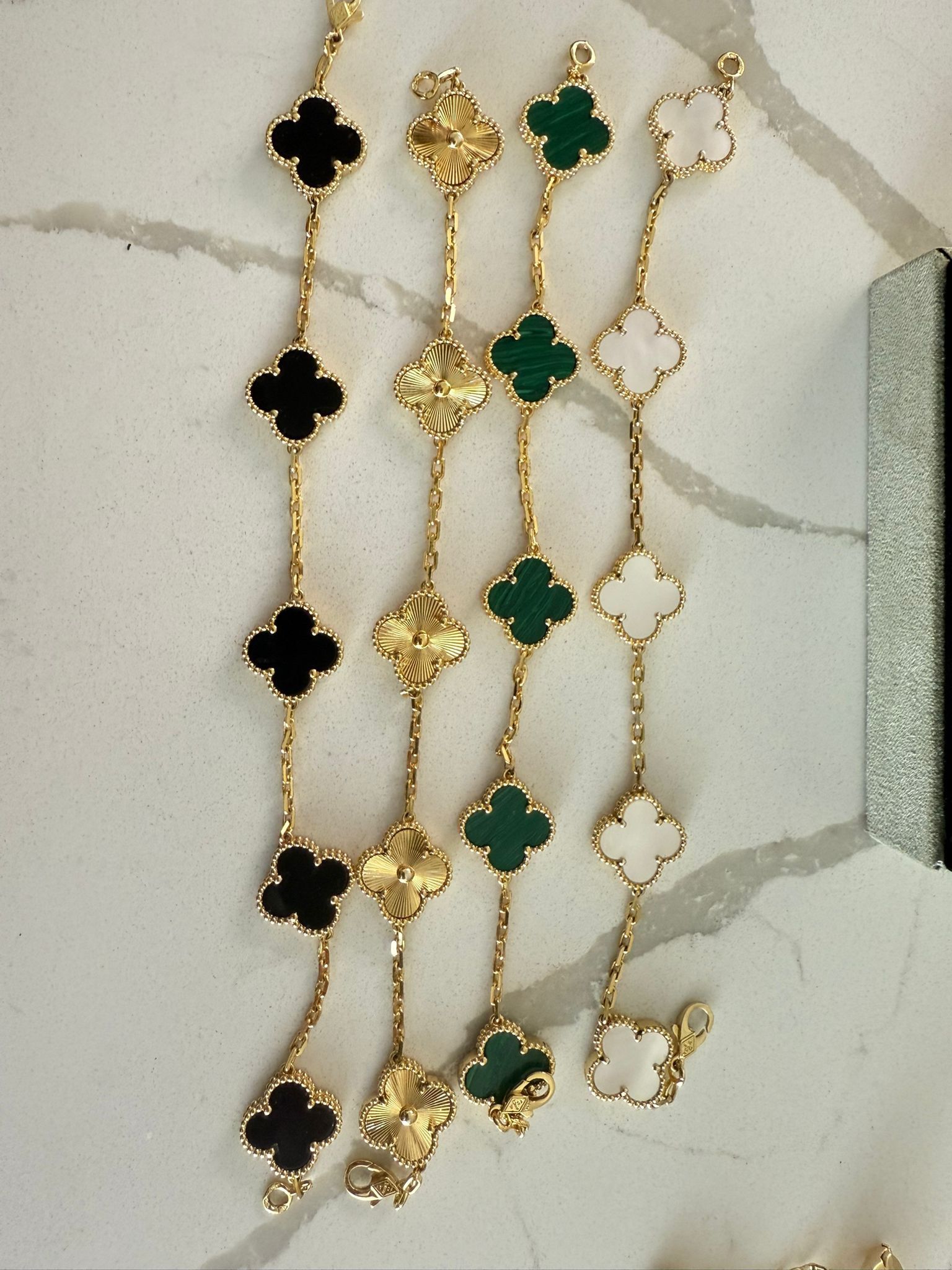 For Sale: Brand New Van Cleef Arpels Vintage Alhambra Bracelet