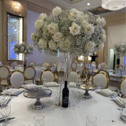 Baby Breath Wedding Floral Centerpieces