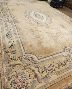 Xlarge 12x20 Handknotted Japanese Wool Rug