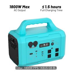 NEW! 1800W/1024Wh Portable Power Station