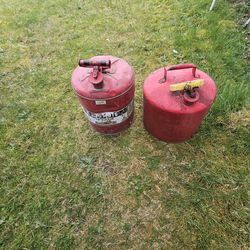 Metal gas cans