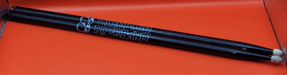 Harmonix Rock Band Drum Sticks Black 2007