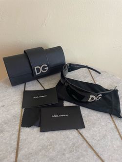 Dolce and Gabbana sunglasses logo rhinestone