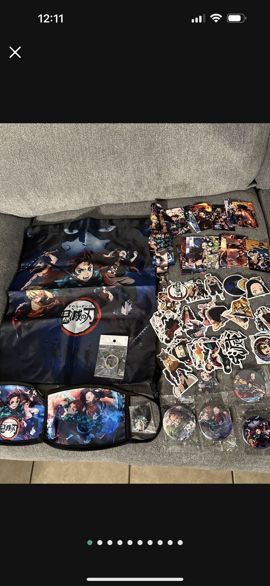 New Demon slayer backpack bundle with all accessories