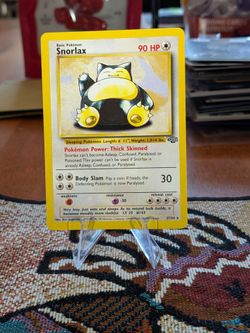 Snorlax pokemon card
