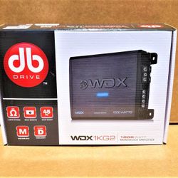 DB Drive WDX Series Mono Subwoofer Amplifier Bass Knob Included 1000 Watts WDX1KG2 🚨 Payment Options Available 🚨 No Credit Needed 🚨 
