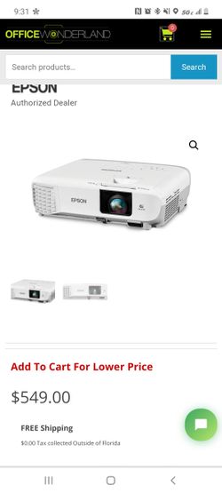 Epson powerlite 107 projector
