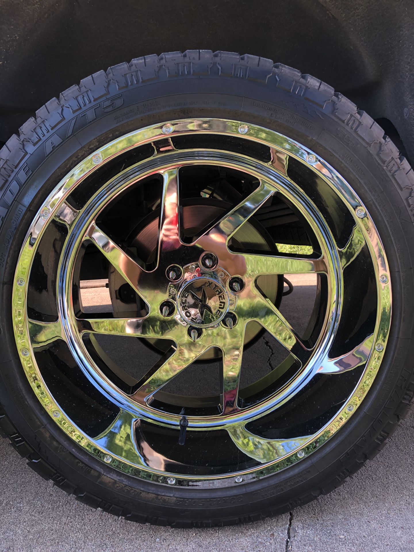 Xtreme force wheels! And tires (22x12) FOR SALE!!!