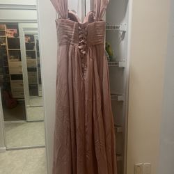 Beautiful Rose Prom Dress Never Worn!