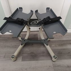 Nautilus 552 Adjustable Dumbbell Weight Stand bowflex NO WEIGHTS/Cradles