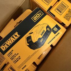 Dewalt 5 Amp Batteries. Brand New. $100 Each
