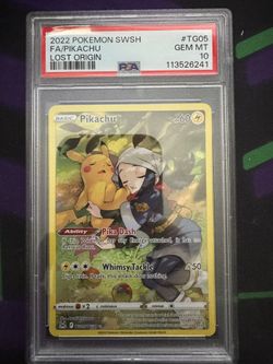 Pikachu TG05 Lost Origin PSA 10