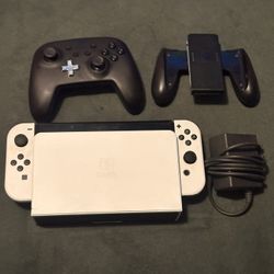 Nintendo Switch OLED with Pro Controller