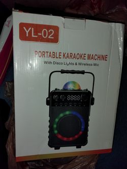 Karaoke Machine With Two Mics
