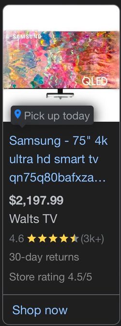 Samsung 75’