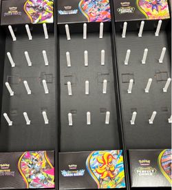 Three Poke’mon display boxes