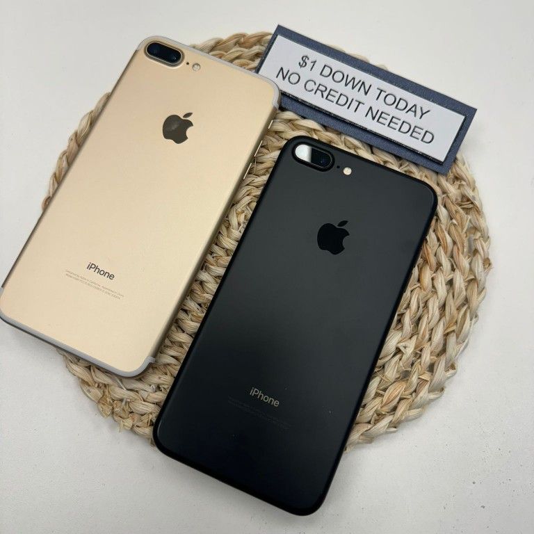 Apple iPhone 7 Plus - 90 Days Warranty - Pay $1 Down available - No CREDIT NEEDED