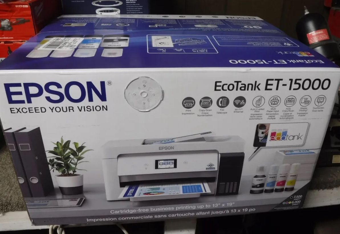 *NEW* Epson EcoTank ET-15000 Supertank Wide-Format All-In-One Color Printer