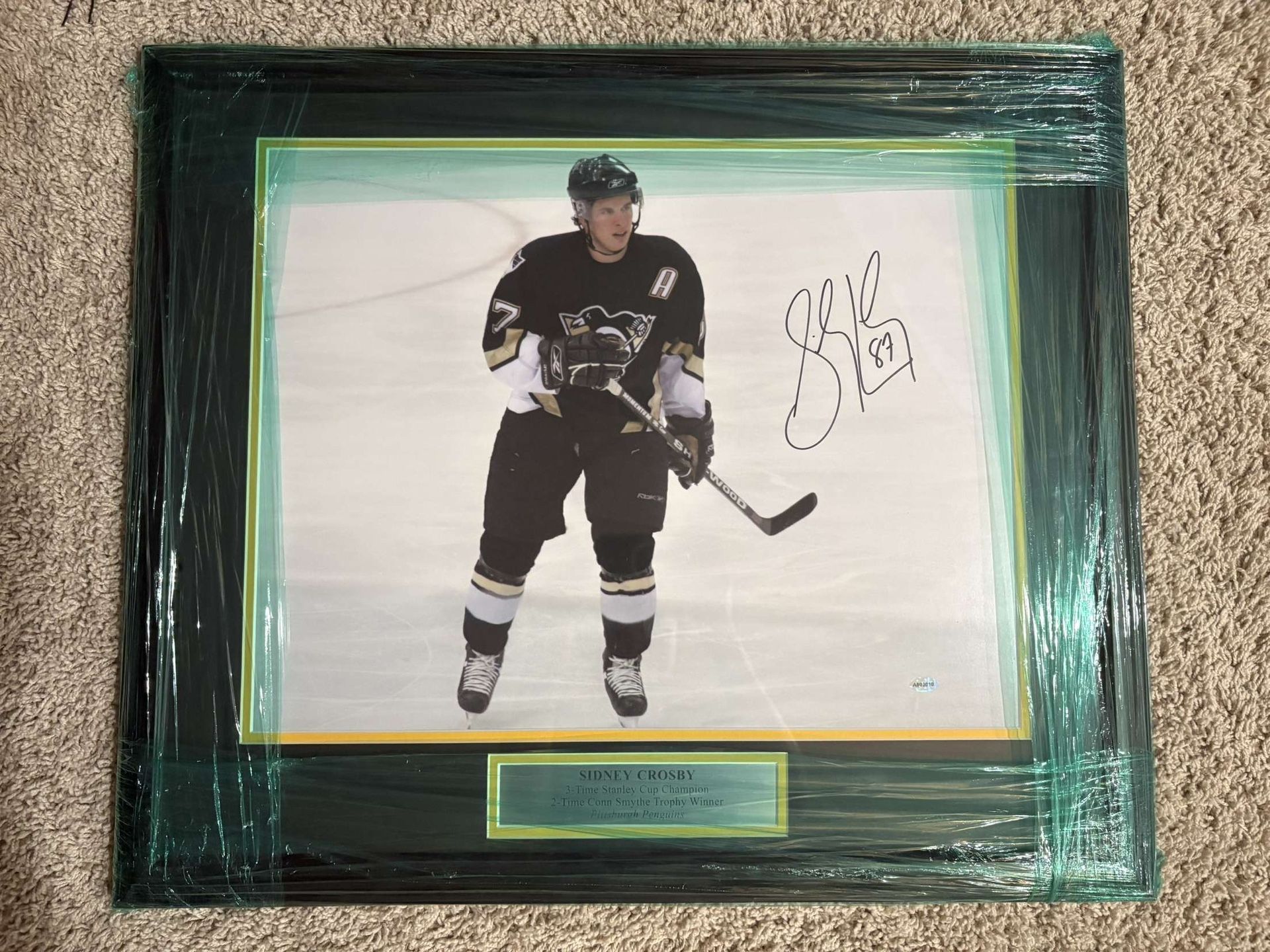 Autographed and Framed Sidney Crosby Picture