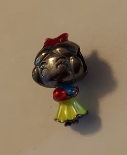 Princess Holding An Apple Charm 