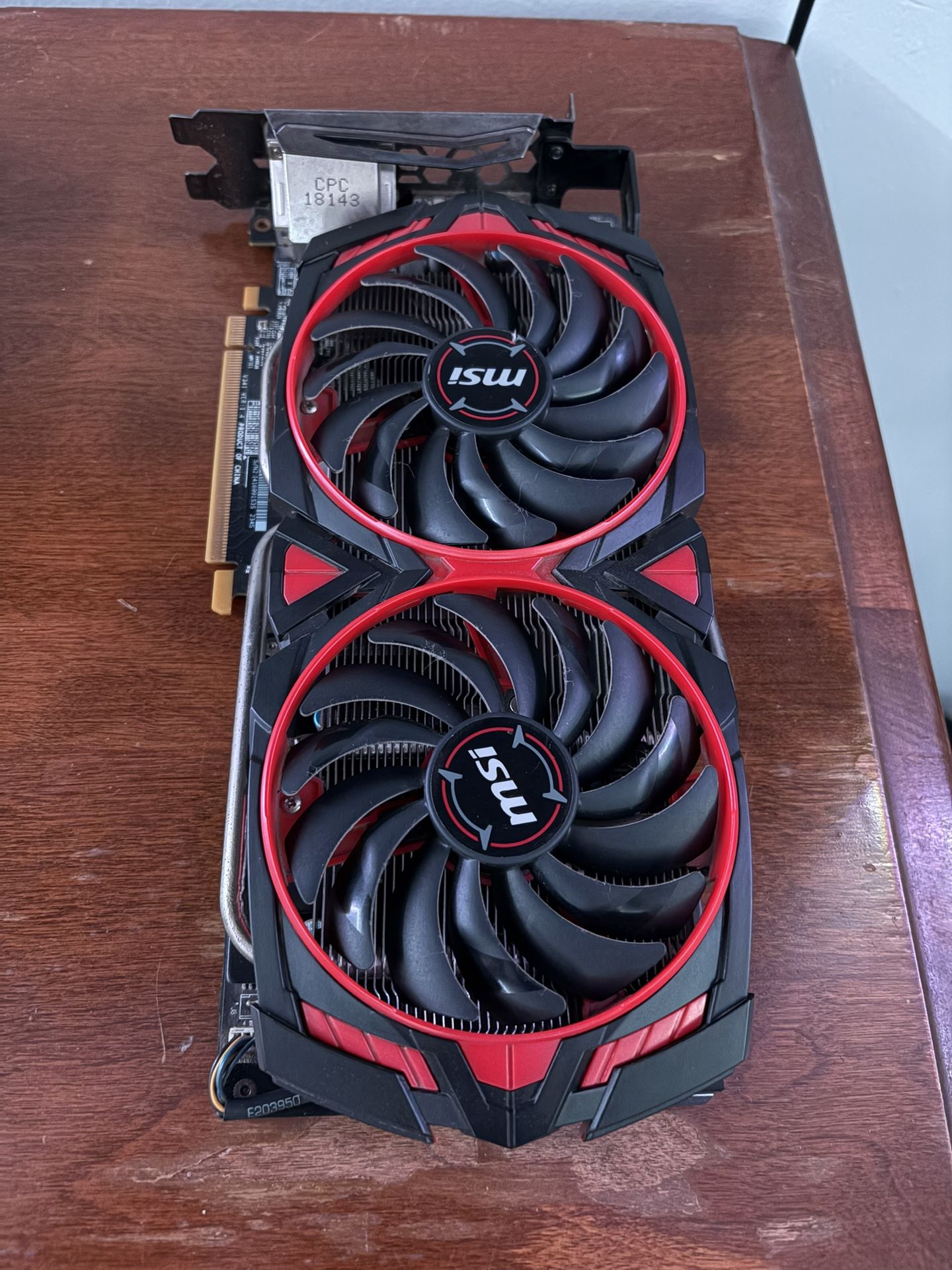 MSI RX 580 8GB Graphics card