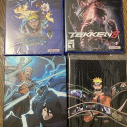 NARUTO X BORUTO Ultimate Ninja Storm Connections Tekken 8 Ps 5 Steel Book Case C