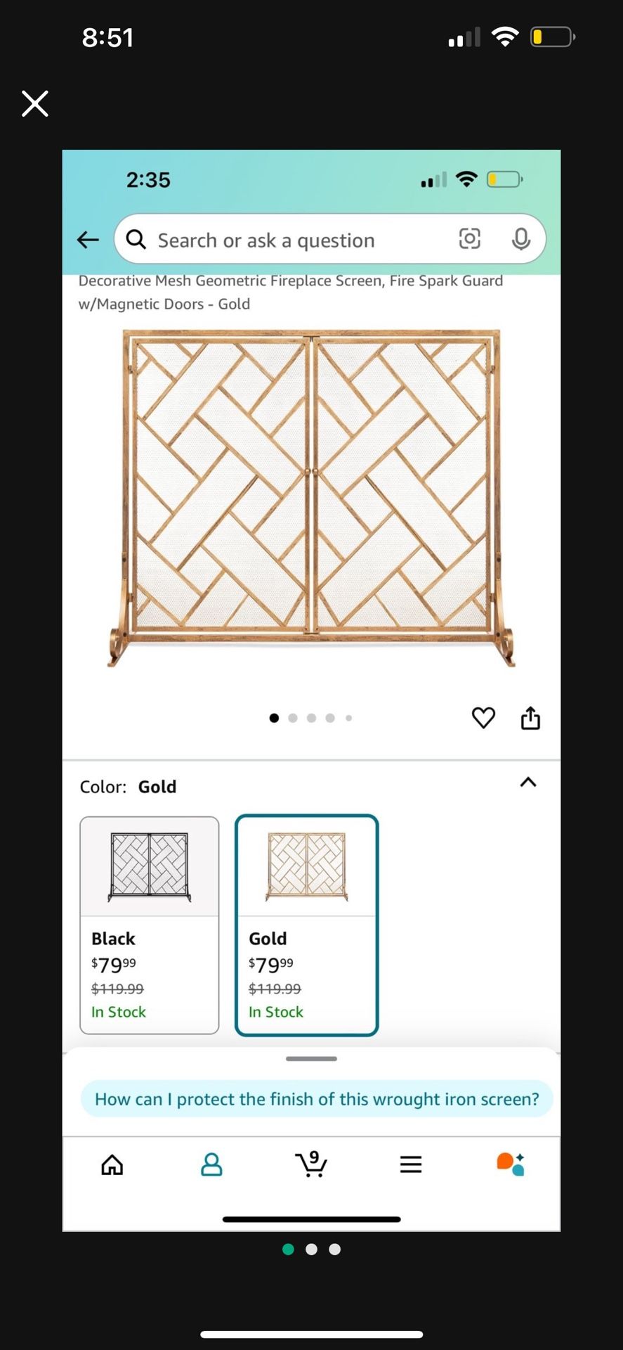Fire Placa Screen