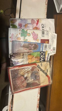 5 Doll Clothes Patterns