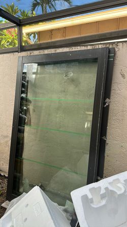 Hurricane glass sliding doors
