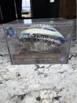 Unforgettaball Collectors Series Limited Edition Football Texas Stadium Cowboys
