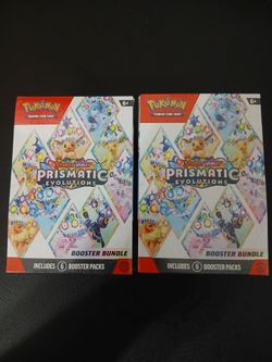 Pokemon cards prismatic booster bundles