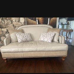 Leather Sofa And Love Seat