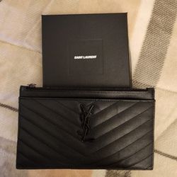 YSL CLUTCH Leather