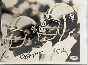 Oj Simpson and Al Cowlings Signed Poster